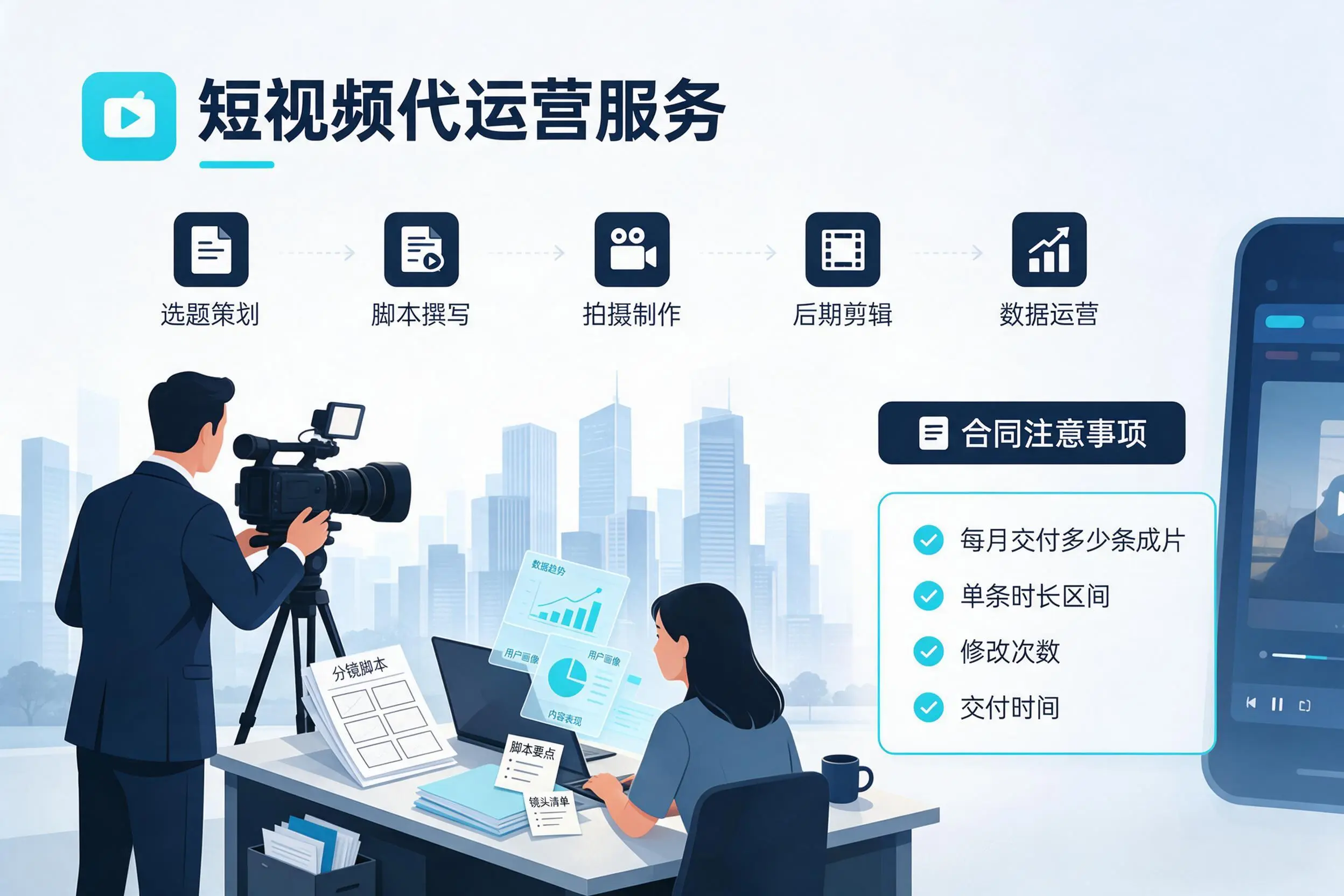 短视频代运营包含哪些服务？铁岭企业常见问题科普