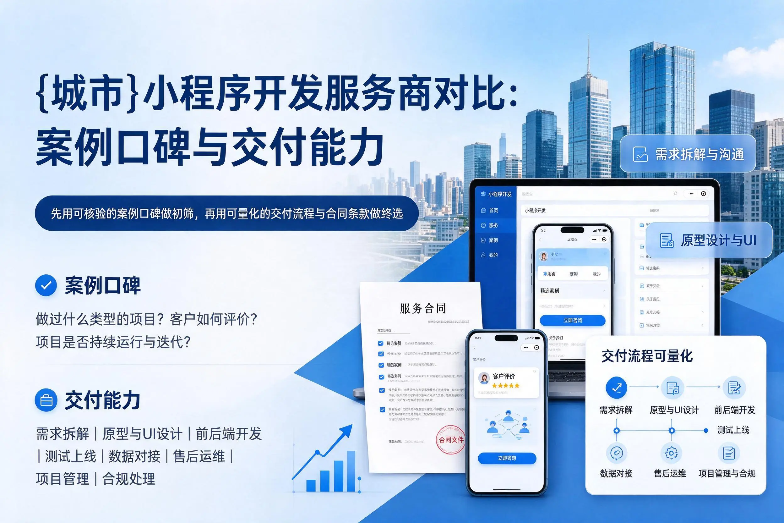 铁岭小程序开发服务商对比：案例口碑与交付能力
