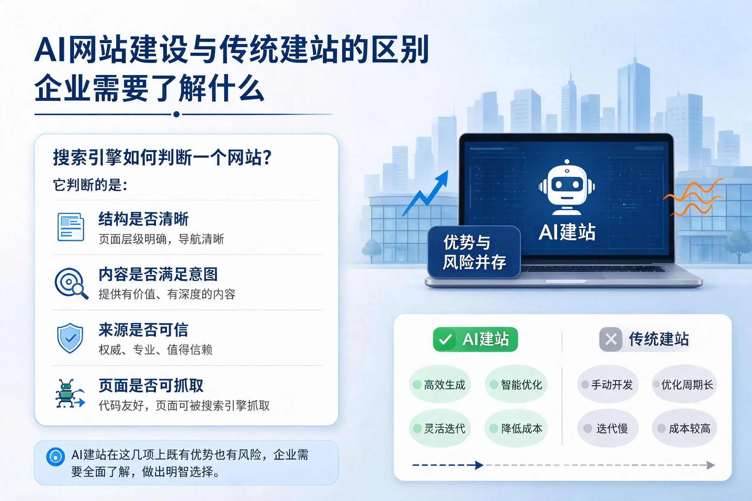 AI网站建设与传统建站的区别,铁岭企业需要了解什么