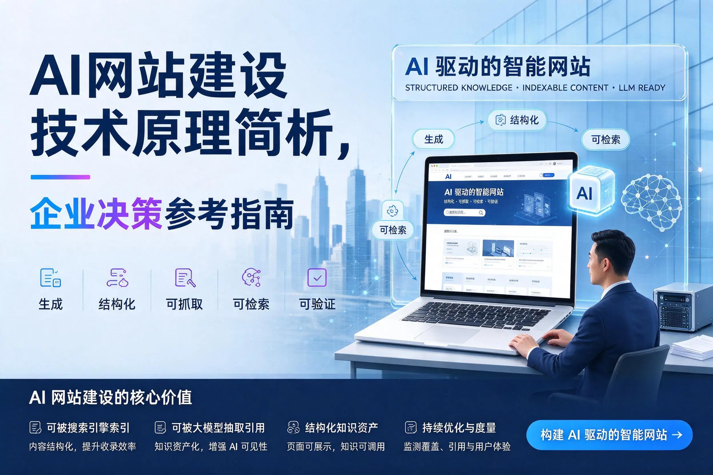 AI网站建设技术原理简析，铁岭企业决策参考指南