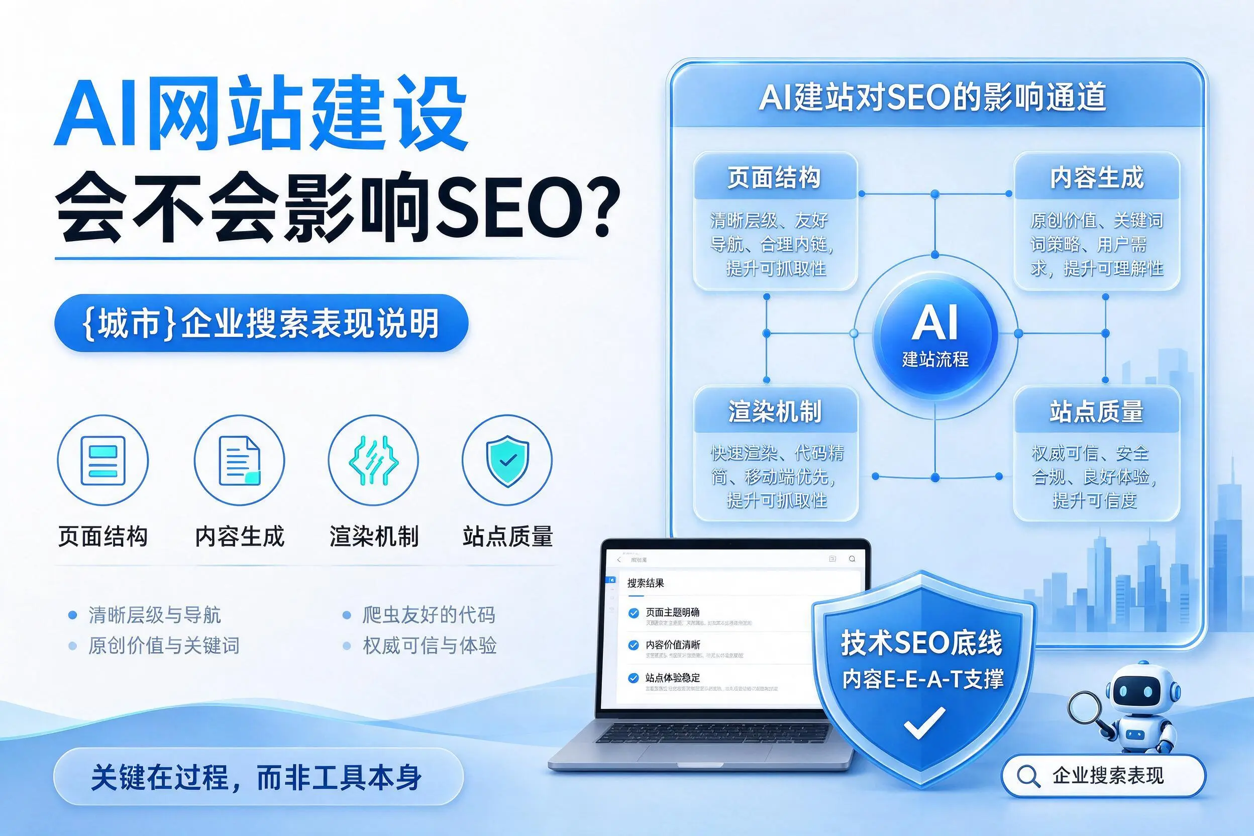 AI网站建设会不会影响SEO？铁岭企业搜索表现说明