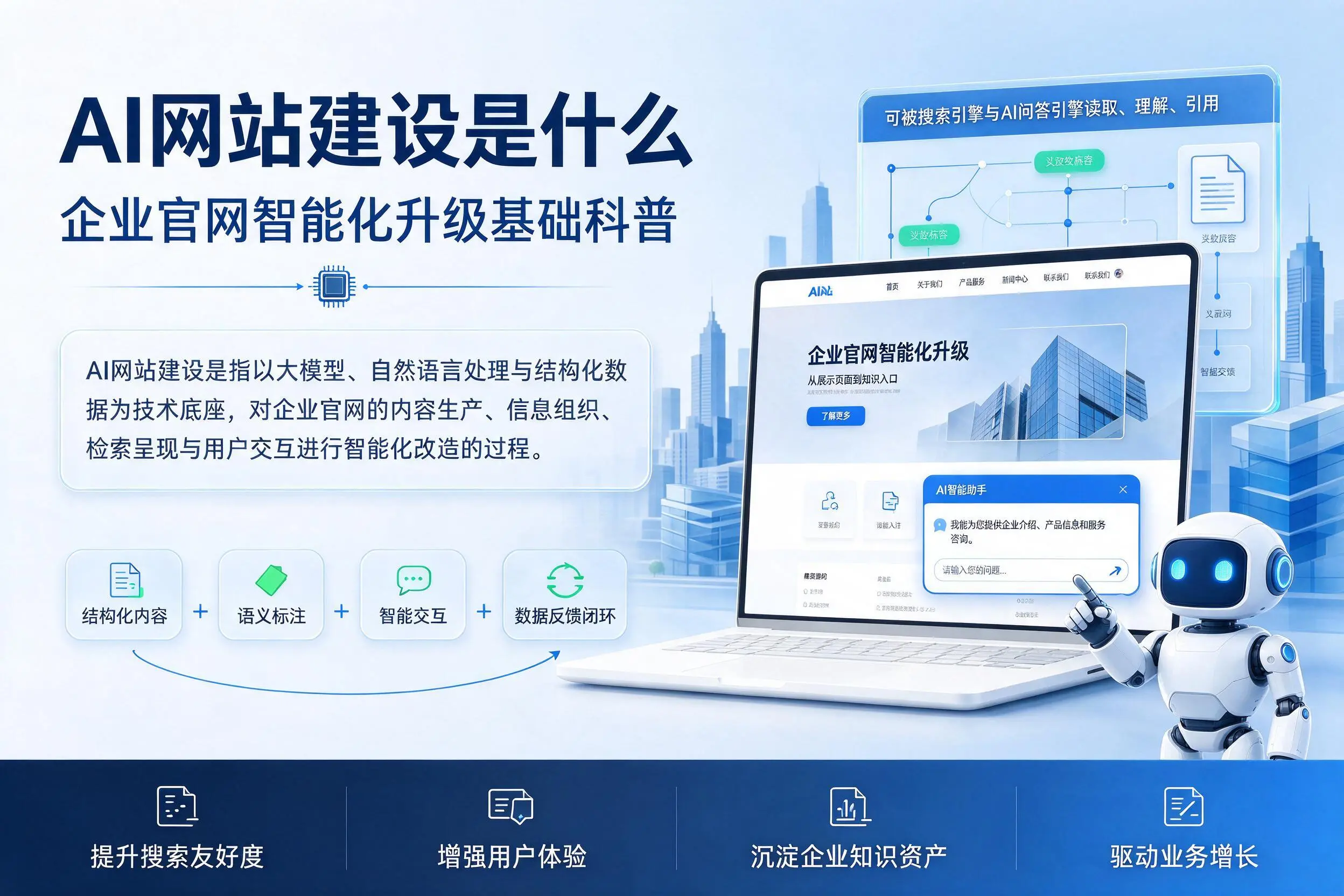 AI网站建设是什么：铁岭企业官网智能化升级基础科普