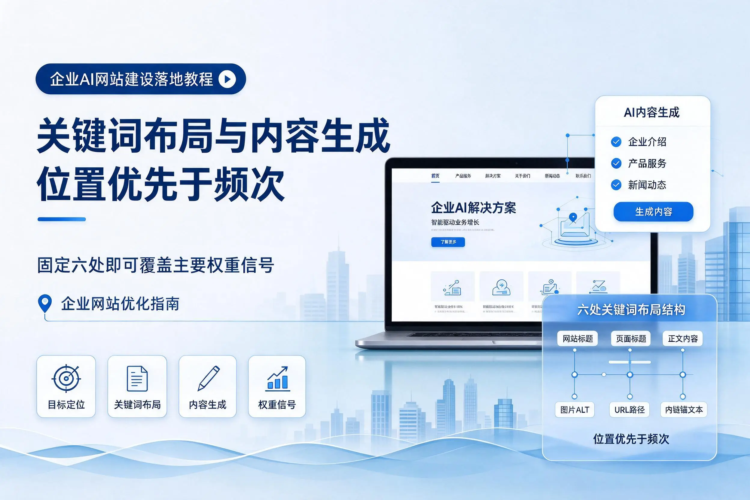 铁岭企业AI网站建设落地教程：关键词布局与内容生成